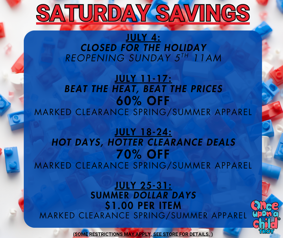 Saturday Savings